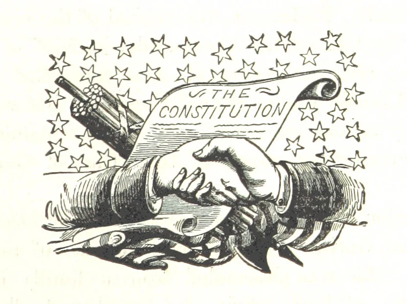 An illustration from Martial Deeds of Pennsylvania, 1876, leaf 599