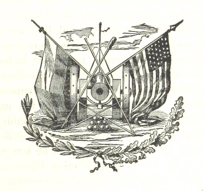 An illustration from Martial Deeds of Pennsylvania, 1876, leaf 637