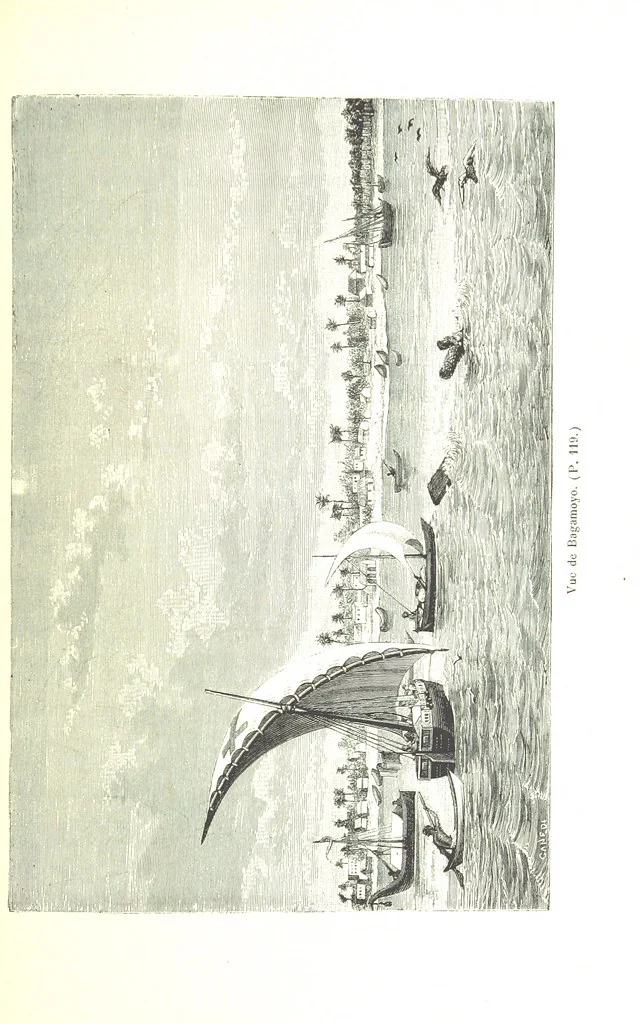 An illustration from A travers le Zanguebar. Voyage ... Par les PP. Baur et Le Roy ... Orné de 45 gravures ... Deuxième édition, 1887, leaf 121