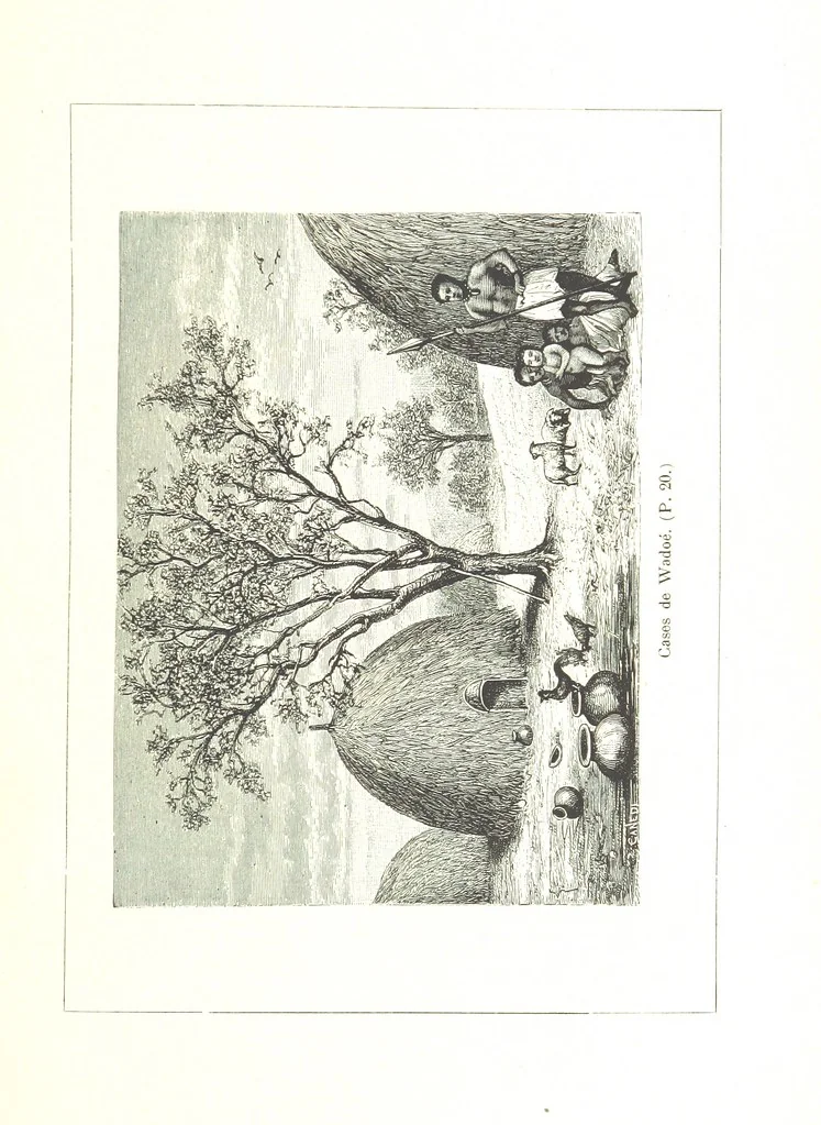 An illustration from A travers le Zanguebar. Voyage ... Par les PP. Baur et Le Roy ... Orné de 45 gravures ... Deuxième édition, 1887, leaf 25