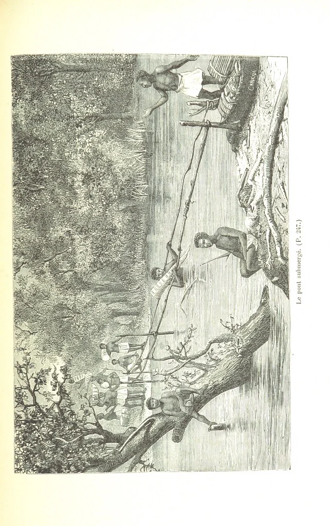 An illustration from A travers le Zanguebar. Voyage ... Par les PP. Baur et Le Roy ... Orné de 45 gravures ... Deuxième édition, 1887, leaf 257