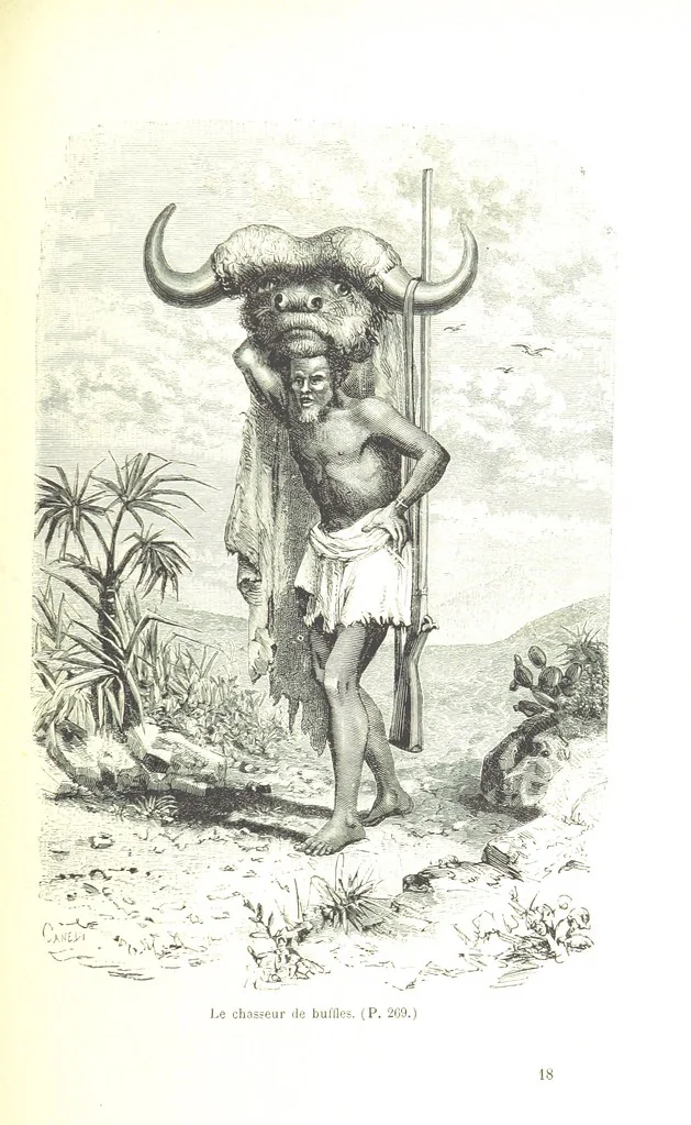 An illustration from A travers le Zanguebar. Voyage ... Par les PP. Baur et Le Roy ... Orné de 45 gravures ... Deuxième édition, 1887, leaf 277