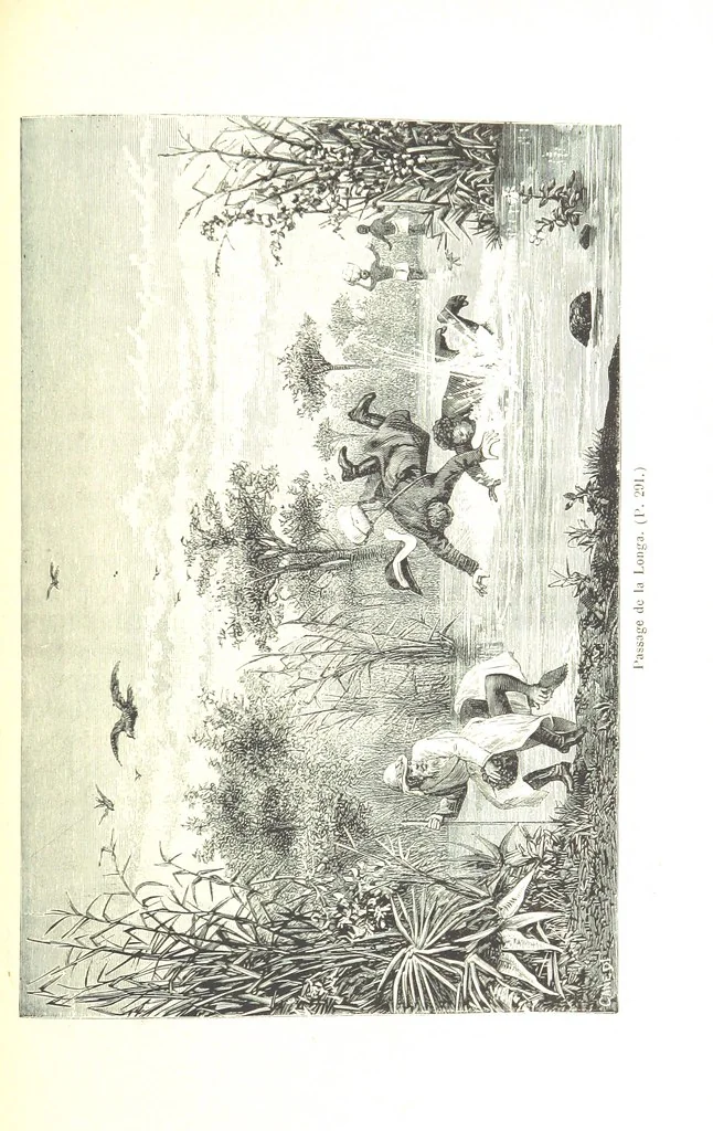An illustration from A travers le Zanguebar. Voyage ... Par les PP. Baur et Le Roy ... Orné de 45 gravures ... Deuxième édition, 1887, leaf 297