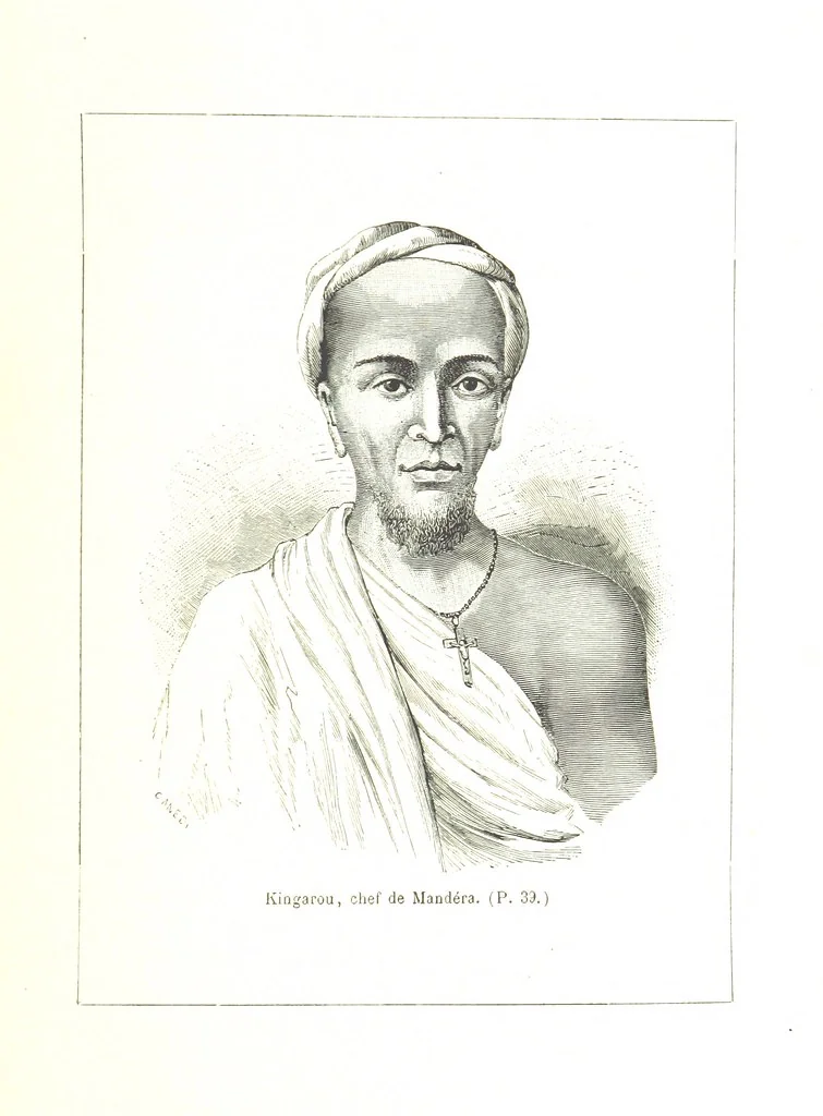 An illustration from A travers le Zanguebar. Voyage ... Par les PP. Baur et Le Roy ... Orné de 45 gravures ... Deuxième édition, 1887, leaf 73