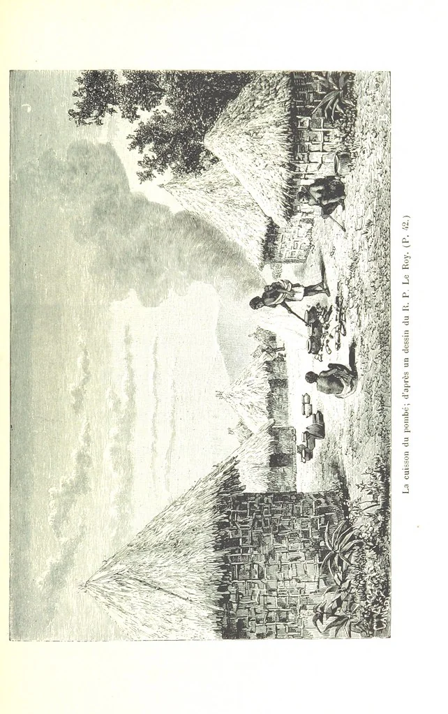 An illustration from A travers le Zanguebar. Voyage ... Par les PP. Baur et Le Roy ... Orné de 45 gravures ... Deuxième édition, 1887, leaf 81