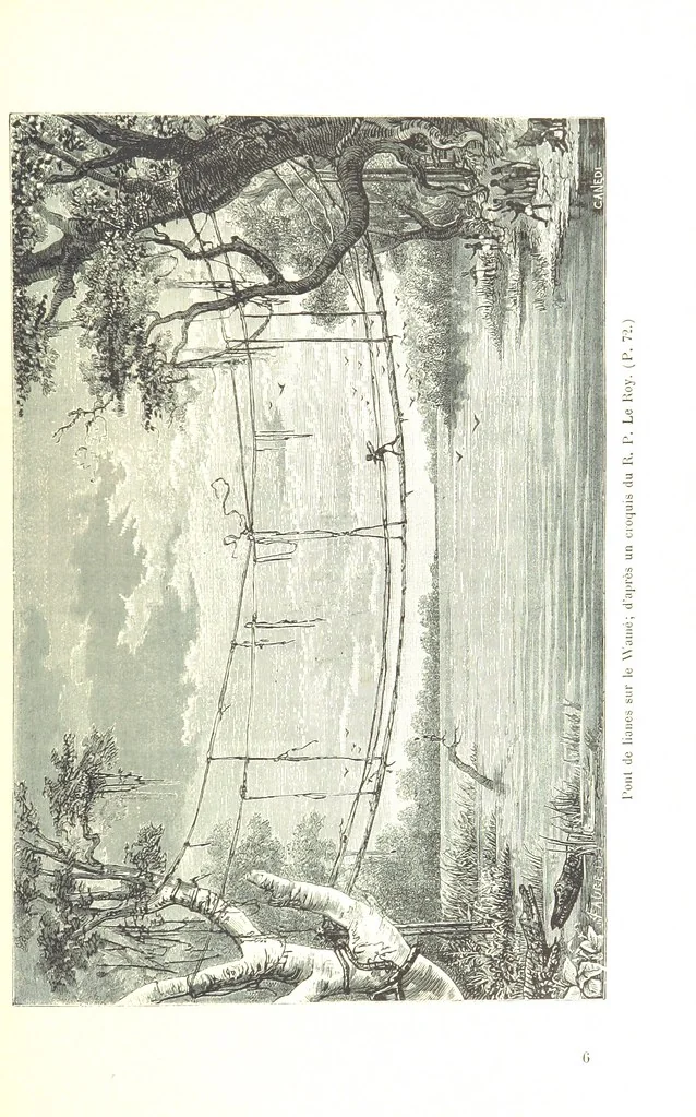 An illustration from A travers le Zanguebar. Voyage ... Par les PP. Baur et Le Roy ... Orné de 45 gravures ... Deuxième édition, 1887, leaf 85