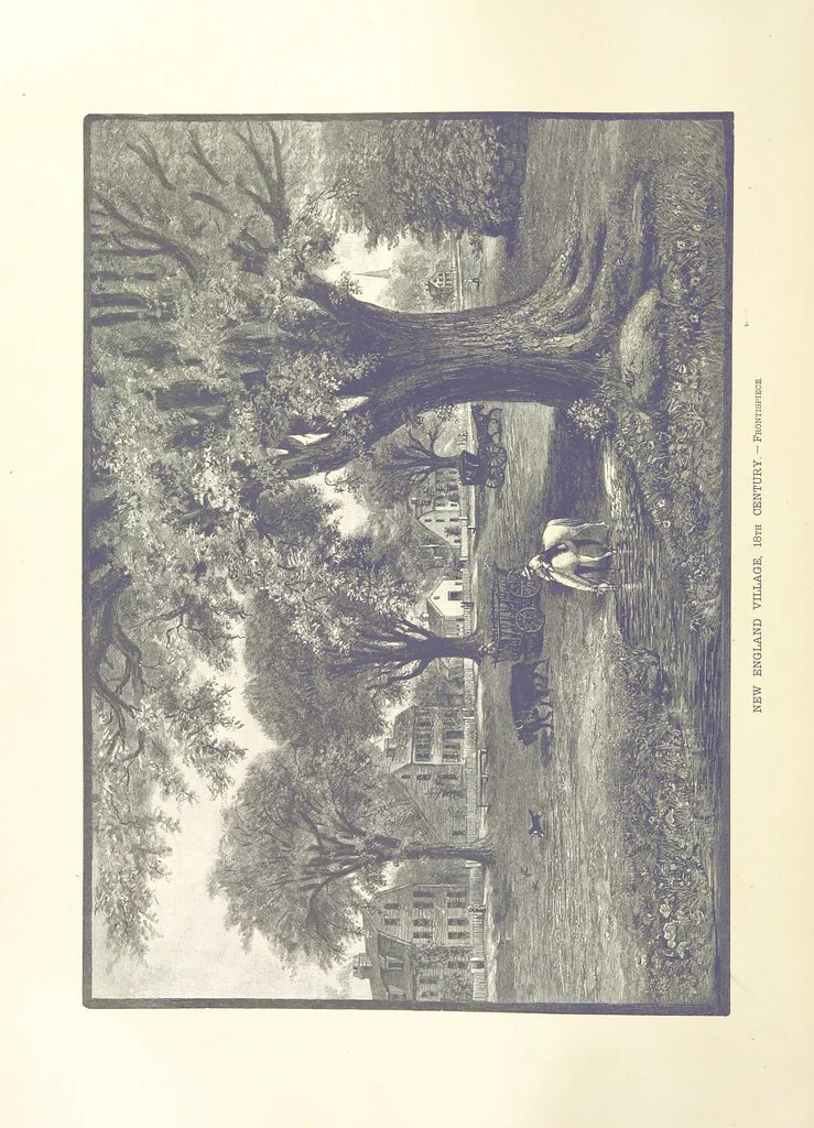 An illustration from Gately's World's Progress. A general history of the earth's construction and of the advancement of mankind ... Edited by C. E. Beale. Édition de luxe, 1886, leaf 12