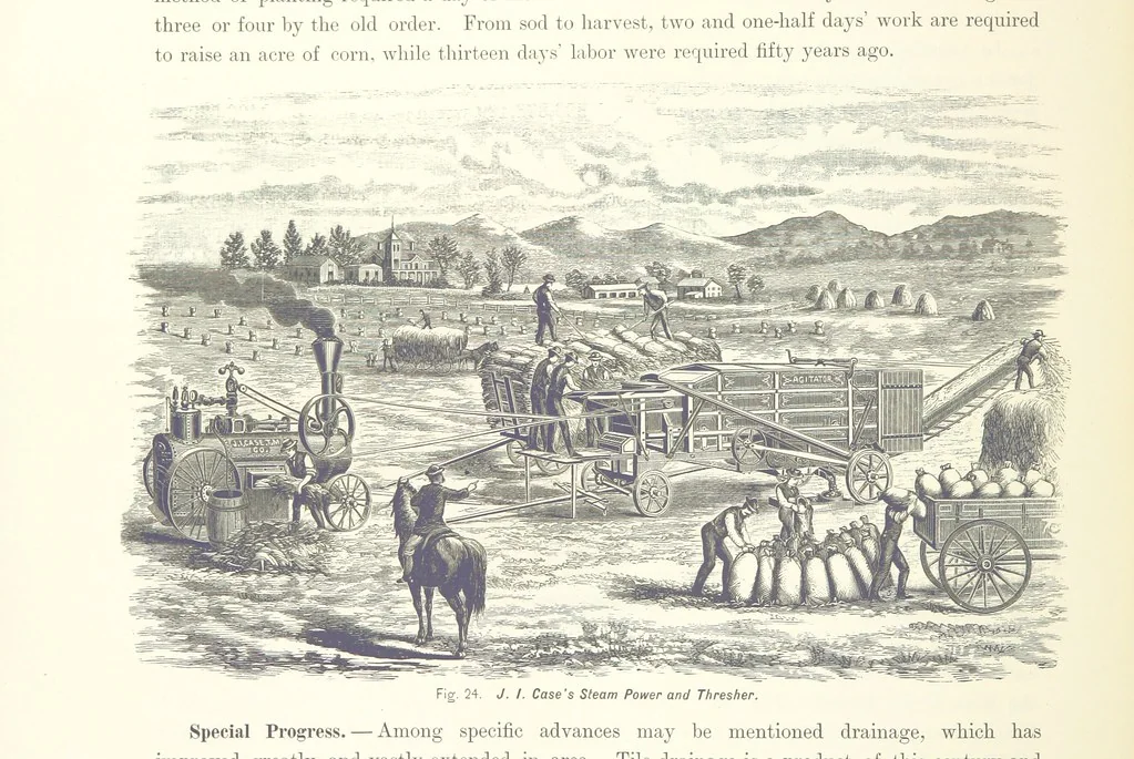 An illustration from Gately's World's Progress. A general history of the earth's construction and of the advancement of mankind ... Edited by C. E. Beale. Édition de luxe, 1886, leaf 144