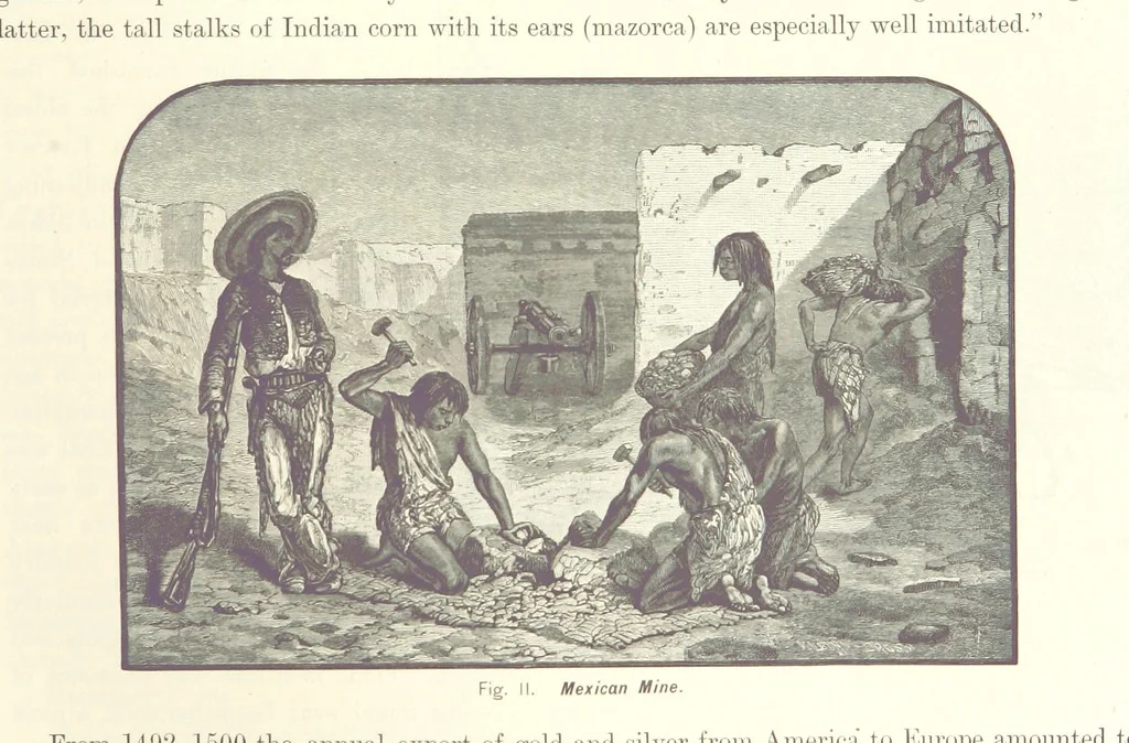 An illustration from Gately's World's Progress. A general history of the earth's construction and of the advancement of mankind ... Edited by C. E. Beale. Édition de luxe, 1886, leaf 185