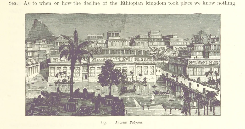 An illustration from Gately's World's Progress. A general history of the earth's construction and of the advancement of mankind ... Edited by C. E. Beale. Édition de luxe, 1886, leaf 217