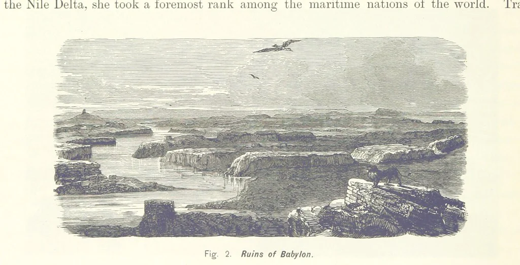 An illustration from Gately's World's Progress. A general history of the earth's construction and of the advancement of mankind ... Edited by C. E. Beale. Édition de luxe, 1886, leaf 218