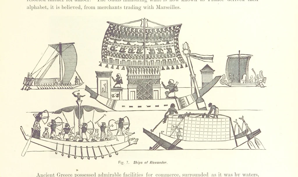 An illustration from Gately's World's Progress. A general history of the earth's construction and of the advancement of mankind ... Edited by C. E. Beale. Édition de luxe, 1886, leaf 255