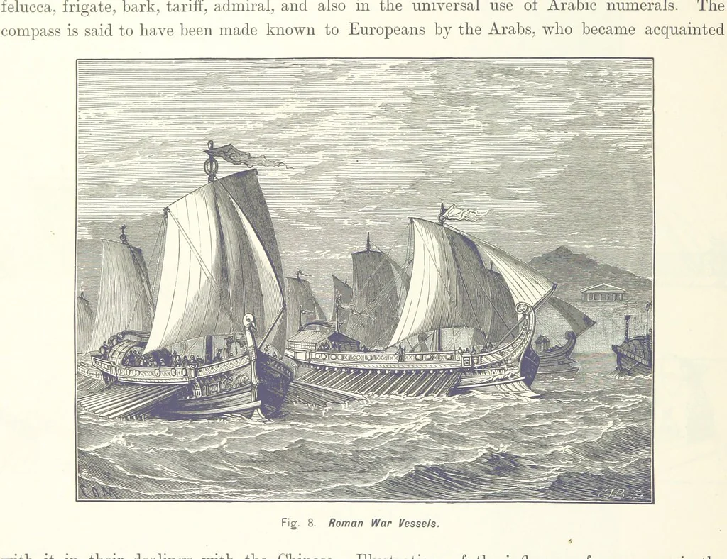 An illustration from Gately's World's Progress. A general history of the earth's construction and of the advancement of mankind ... Edited by C. E. Beale. Édition de luxe, 1886, leaf 256