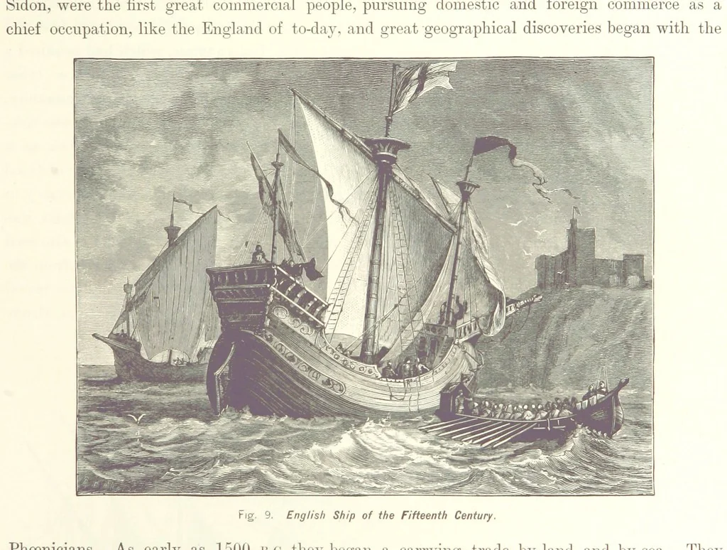 An illustration from Gately's World's Progress. A general history of the earth's construction and of the advancement of mankind ... Edited by C. E. Beale. Édition de luxe, 1886, leaf 257