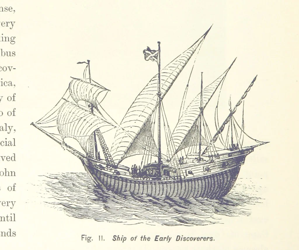 An illustration from Gately's World's Progress. A general history of the earth's construction and of the advancement of mankind ... Edited by C. E. Beale. Édition de luxe, 1886, leaf 258