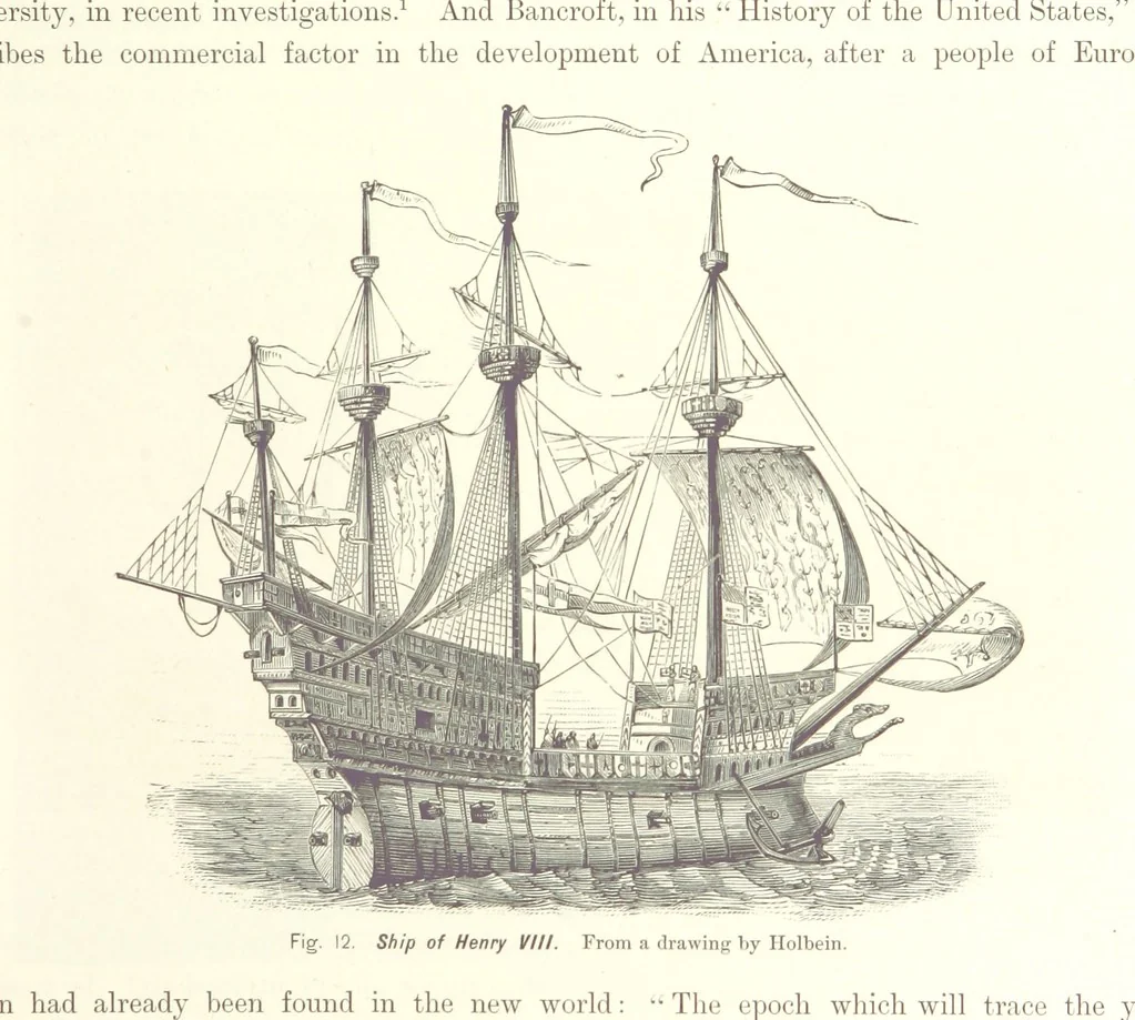 An illustration from Gately's World's Progress. A general history of the earth's construction and of the advancement of mankind ... Edited by C. E. Beale. Édition de luxe, 1886, leaf 259