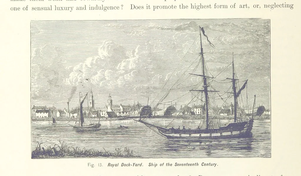 An illustration from Gately's World's Progress. A general history of the earth's construction and of the advancement of mankind ... Edited by C. E. Beale. Édition de luxe, 1886, leaf 260