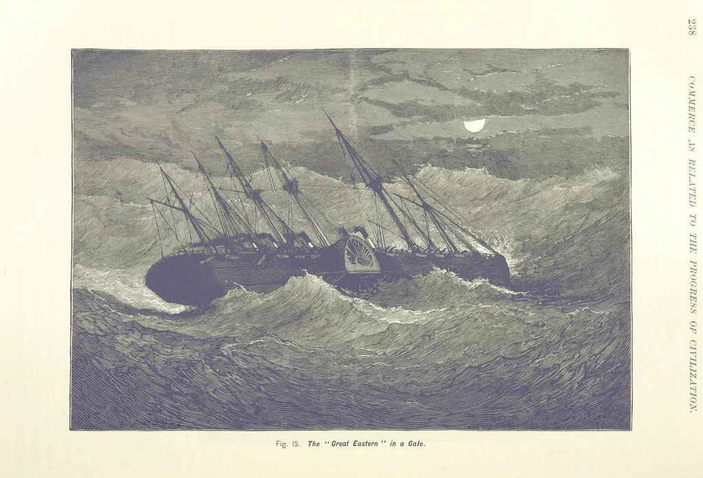 An illustration from Gately's World's Progress. A general history of the earth's construction and of the advancement of mankind ... Edited by C. E. Beale. Édition de luxe, 1886, leaf 262