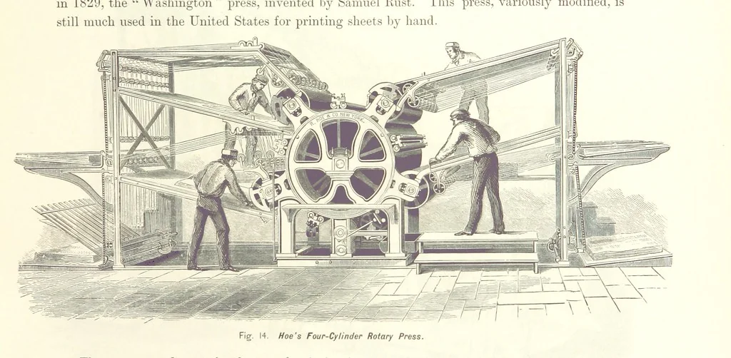 An illustration from Gately's World's Progress. A general history of the earth's construction and of the advancement of mankind ... Edited by C. E. Beale. Édition de luxe, 1886, leaf 303
