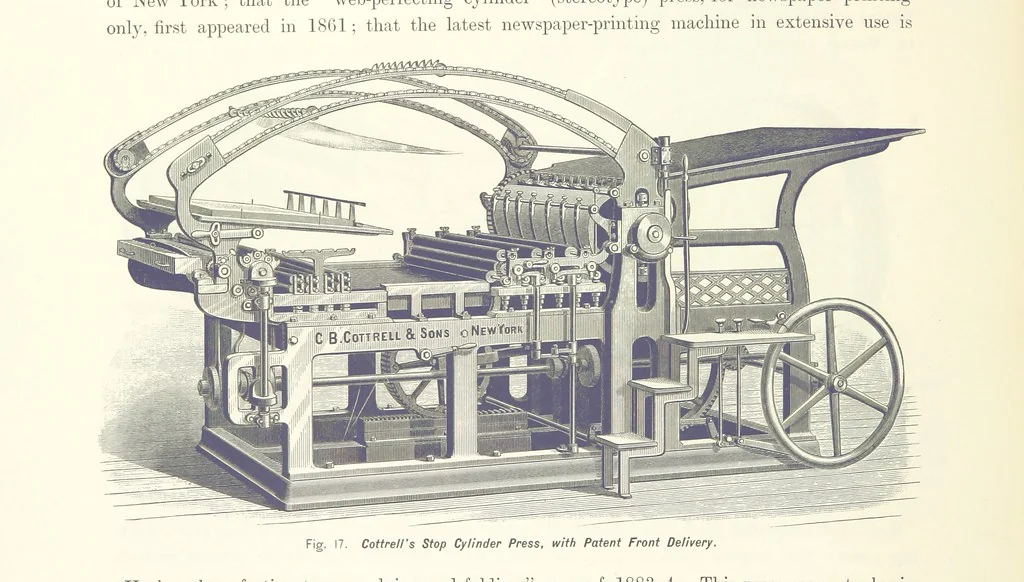 An illustration from Gately's World's Progress. A general history of the earth's construction and of the advancement of mankind ... Edited by C. E. Beale. Édition de luxe, 1886, leaf 306