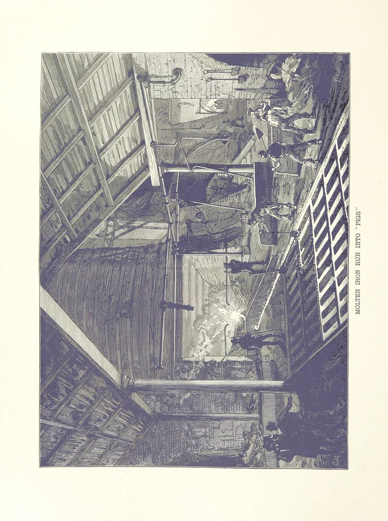 An illustration from Gately's World's Progress. A general history of the earth's construction and of the advancement of mankind ... Edited by C. E. Beale. Édition de luxe, 1886, leaf 368