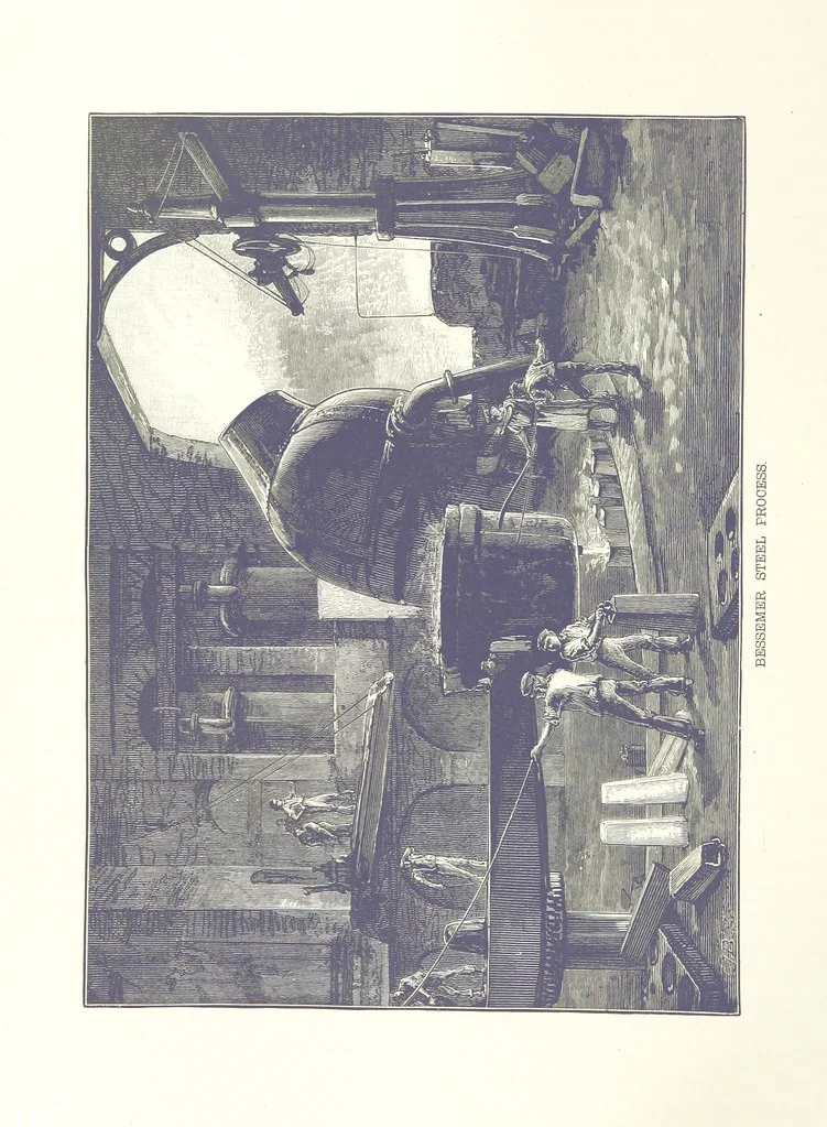 An illustration from Gately's World's Progress. A general history of the earth's construction and of the advancement of mankind ... Edited by C. E. Beale. Édition de luxe, 1886, leaf 376