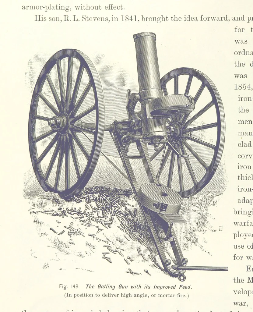 An illustration from Gately's World's Progress. A general history of the earth's construction and of the advancement of mankind ... Edited by C. E. Beale. Édition de luxe, 1886, leaf 440