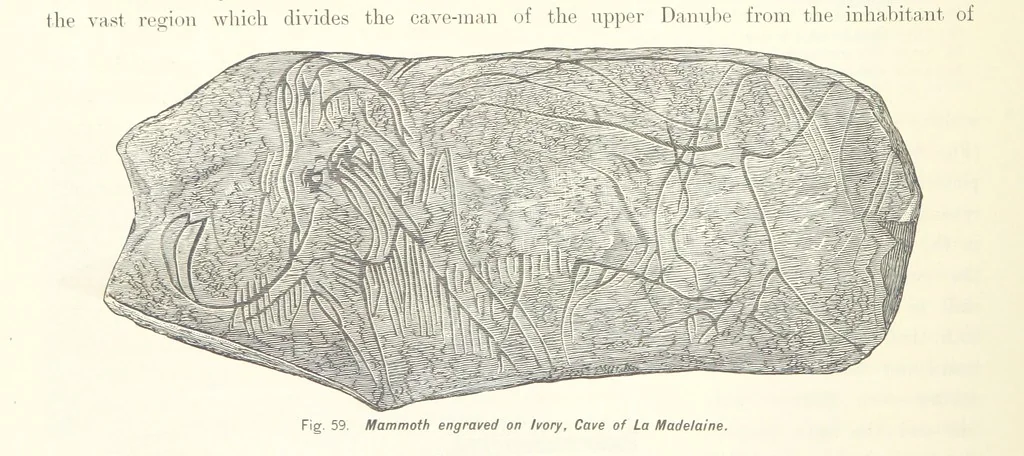 An illustration from Gately's World's Progress. A general history of the earth's construction and of the advancement of mankind ... Edited by C. E. Beale. Édition de luxe, 1886, leaf 78