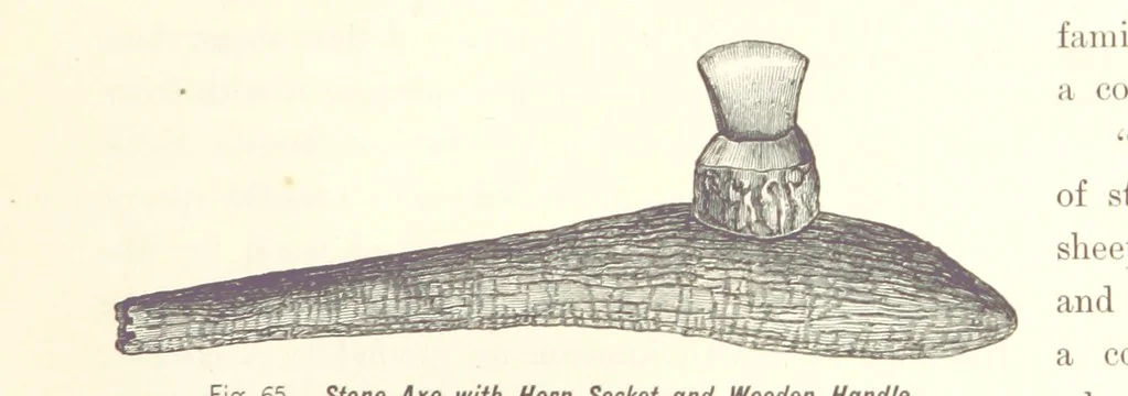 An illustration from Gately's World's Progress. A general history of the earth's construction and of the advancement of mankind ... Edited by C. E. Beale. Édition de luxe, 1886, leaf 81