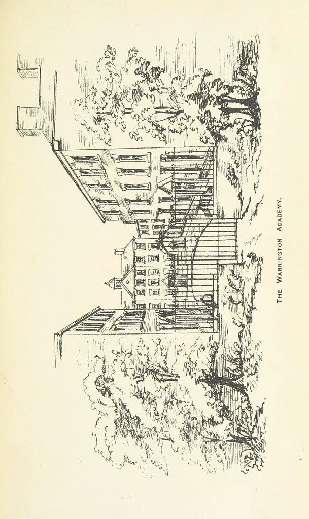 An illustration from Walks about Warrington towards the beginning of the present century, etc, 1887, leaf 101