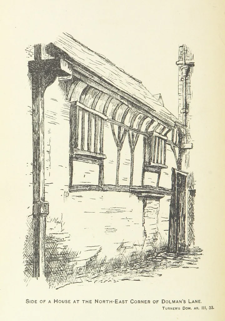 An illustration from Walks about Warrington towards the beginning of the present century, etc, 1887, leaf 118