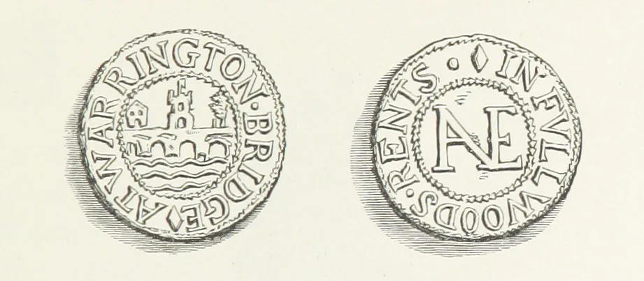 An illustration from Walks about Warrington towards the beginning of the present century, etc, 1887, leaf 193