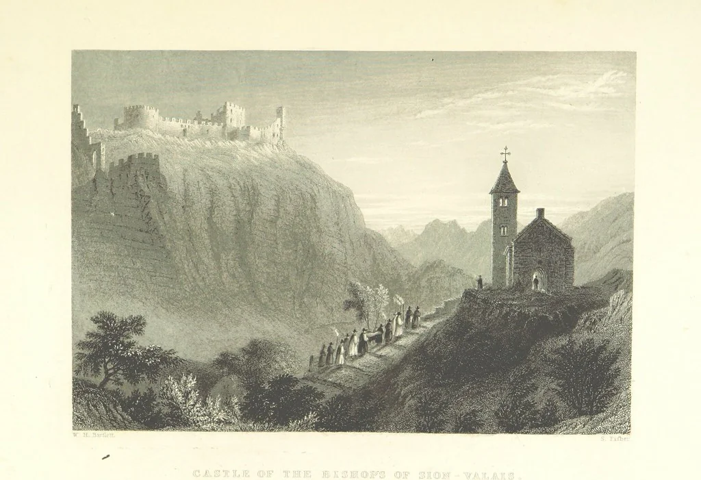 An illustration from Switzerland. Illustrated in a series of views taken expressly for this work by W. H. Bartlett. [With a map, 1836, leaf 102