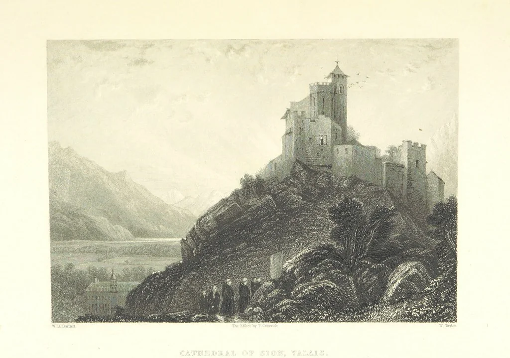 An illustration from Switzerland. Illustrated in a series of views taken expressly for this work by W. H. Bartlett. [With a map, 1836, leaf 105