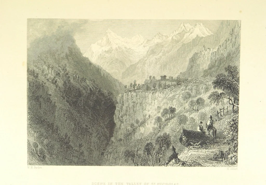 An illustration from Switzerland. Illustrated in a series of views taken expressly for this work by W. H. Bartlett. [With a map, 1836, leaf 114