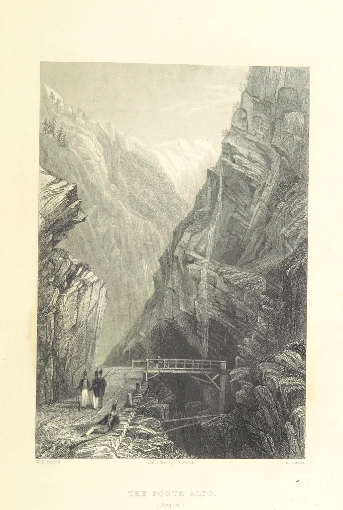 An illustration from Switzerland. Illustrated in a series of views taken expressly for this work by W. H. Bartlett. [With a map, 1836, leaf 125