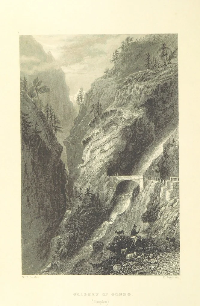 An illustration from Switzerland. Illustrated in a series of views taken expressly for this work by W. H. Bartlett. [With a map, 1836, leaf 128