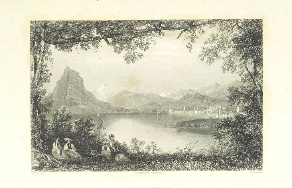 An illustration from Switzerland. Illustrated in a series of views taken expressly for this work by W. H. Bartlett. [With a map, 1836, leaf 152