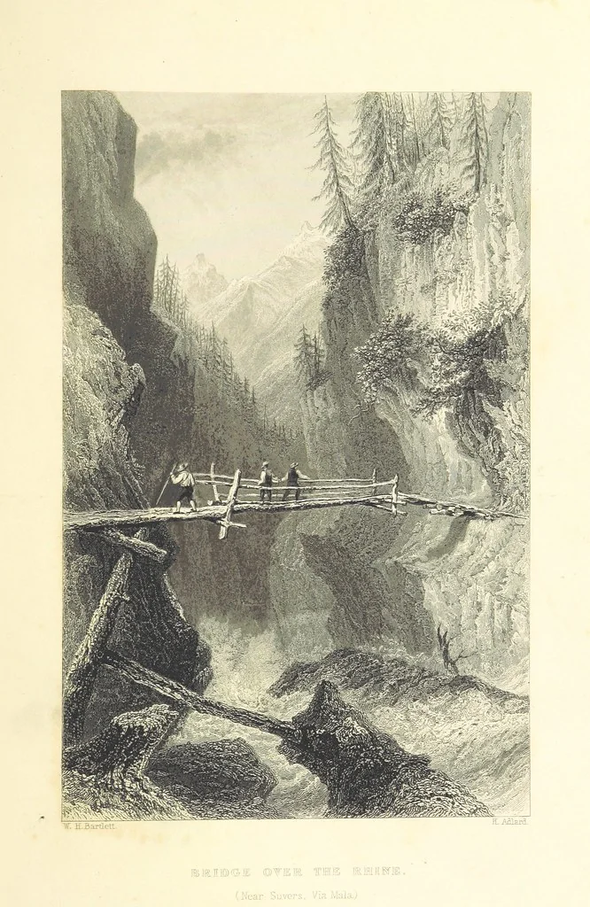An illustration from Switzerland. Illustrated in a series of views taken expressly for this work by W. H. Bartlett. [With a map, 1836, leaf 185