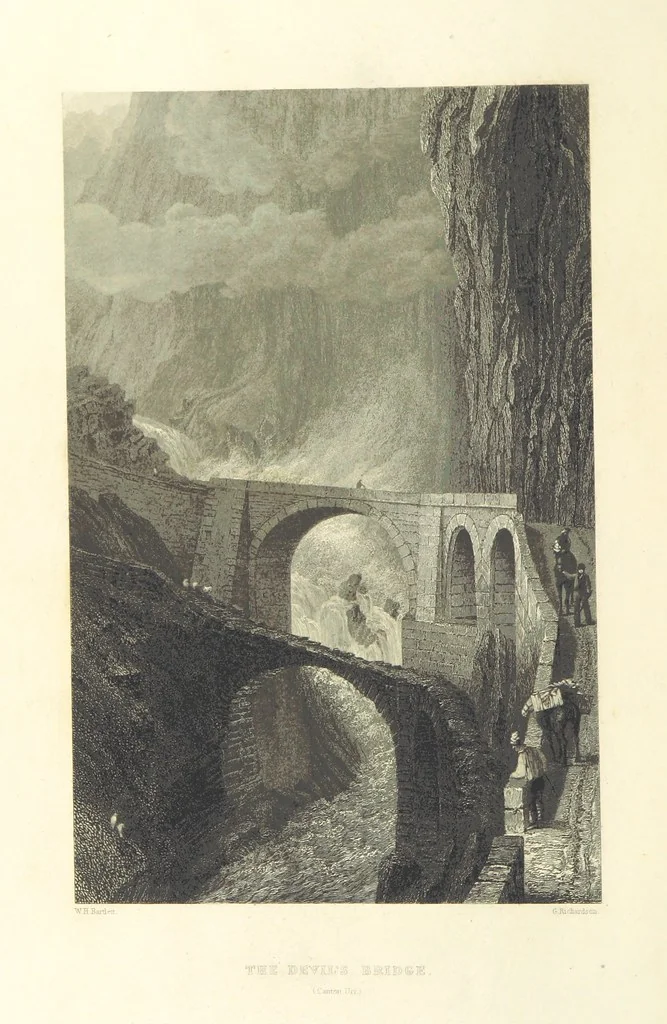 An illustration from Switzerland. Illustrated in a series of views taken expressly for this work by W. H. Bartlett. [With a map, 1836, leaf 246
