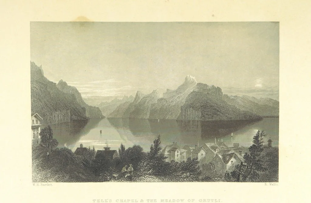 An illustration from Switzerland. Illustrated in a series of views taken expressly for this work by W. H. Bartlett. [With a map, 1836, leaf 257