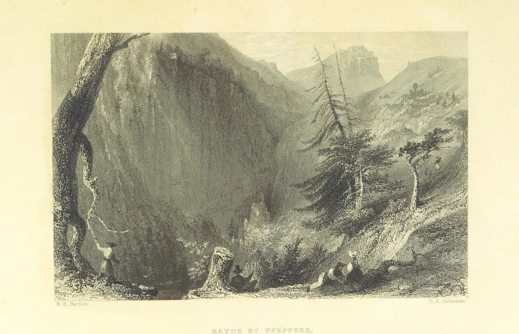 An illustration from Switzerland. Illustrated in a series of views taken expressly for this work by W. H. Bartlett. [With a map, 1836, leaf 298