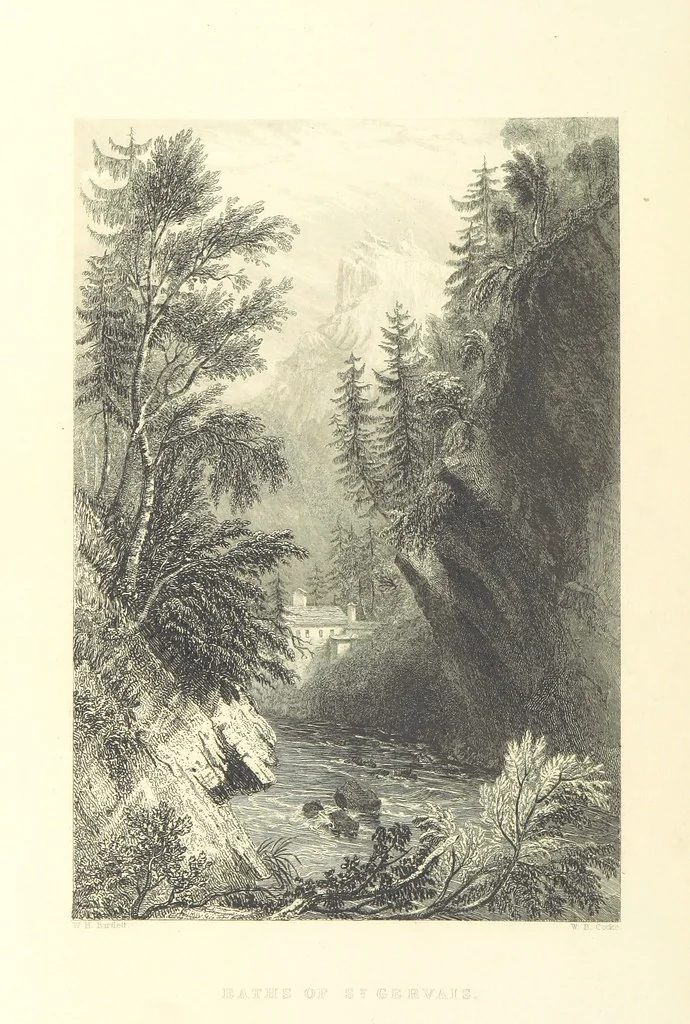 An illustration from Switzerland. Illustrated in a series of views taken expressly for this work by W. H. Bartlett. [With a map, 1836, leaf 44