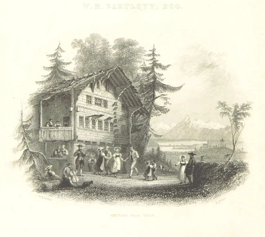 An illustration from Switzerland. Illustrated in a series of views taken expressly for this work by W. H. Bartlett. [With a map, 1836, leaf 6