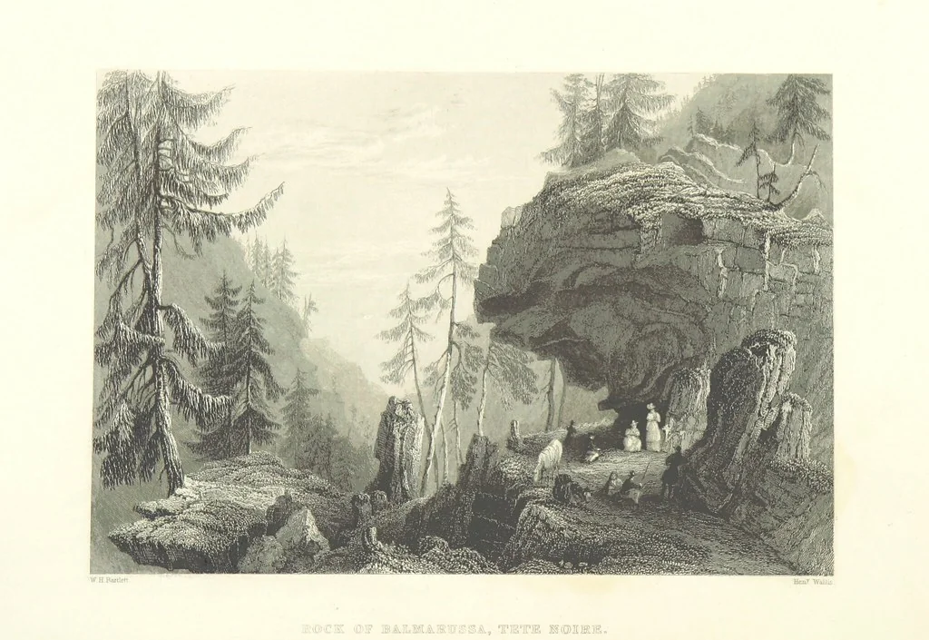 An illustration from Switzerland. Illustrated in a series of views taken expressly for this work by W. H. Bartlett. [With a map, 1836, leaf 76