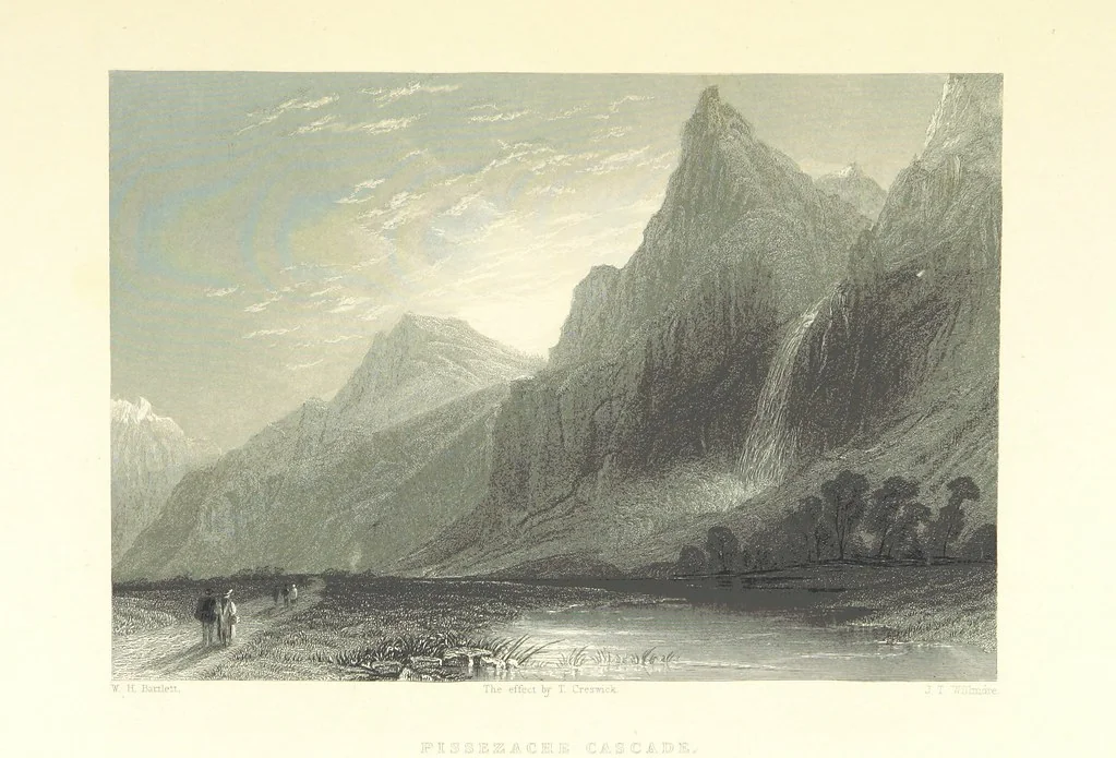An illustration from Switzerland. Illustrated in a series of views taken expressly for this work by W. H. Bartlett. [With a map, 1836, leaf 85