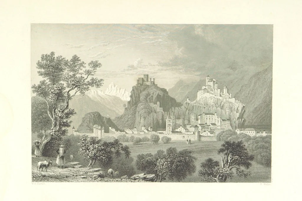 An illustration from Switzerland. Illustrated in a series of views taken expressly for this work by W. H. Bartlett. [With a map, 1836, leaf 92