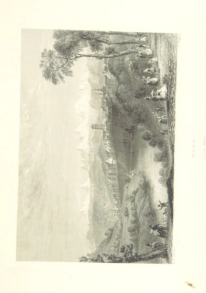 An illustration from Switzerland. Illustrated in a series of views taken expressly for this work by W. H. Bartlett. [With a map, 1836, leaf 105