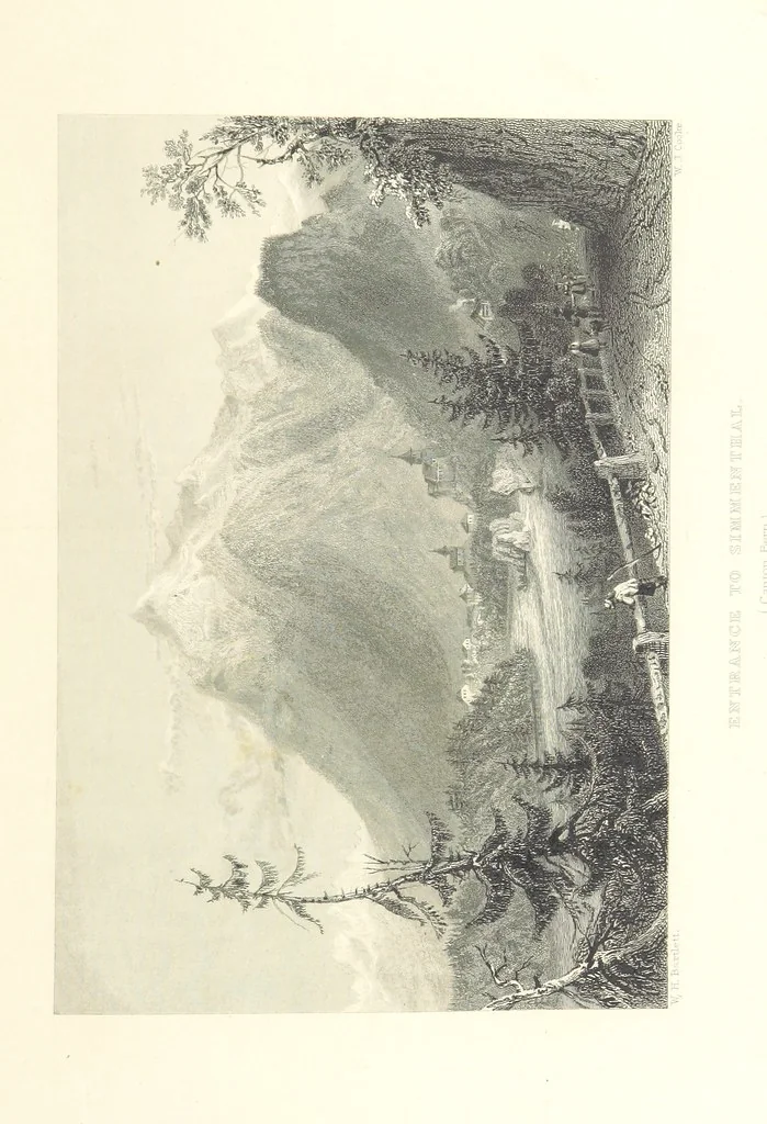 An illustration from Switzerland. Illustrated in a series of views taken expressly for this work by W. H. Bartlett. [With a map, 1836, leaf 121