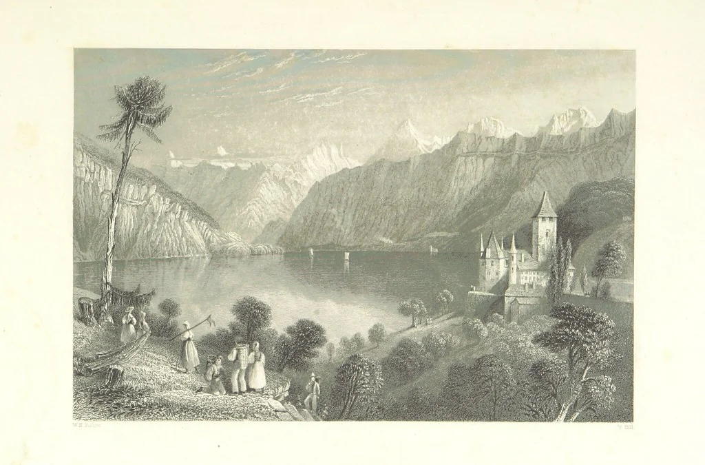 An illustration from Switzerland. Illustrated in a series of views taken expressly for this work by W. H. Bartlett. [With a map, 1836, leaf 124